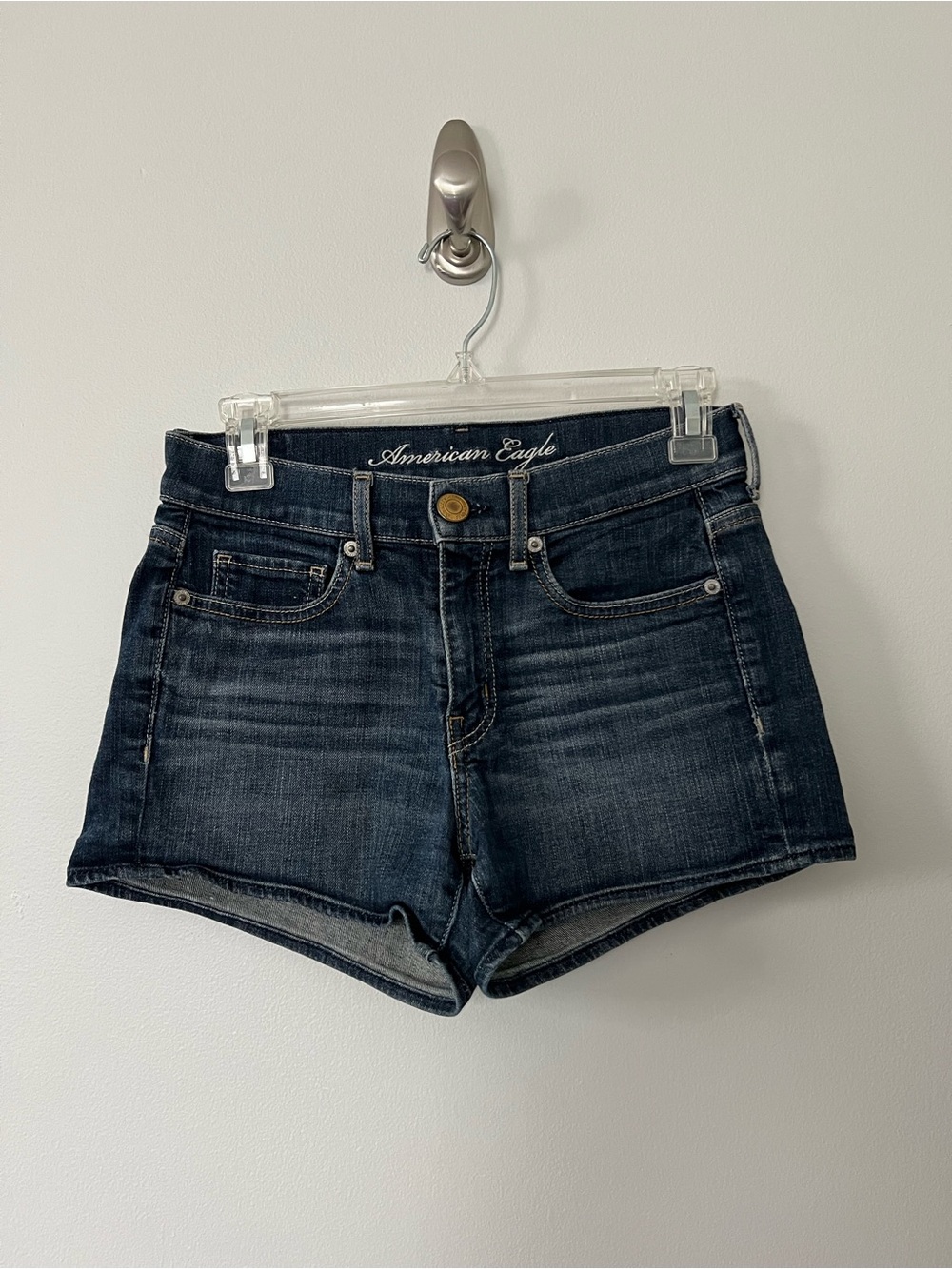 American Eagle Outfitters dark blue Denim Shorts